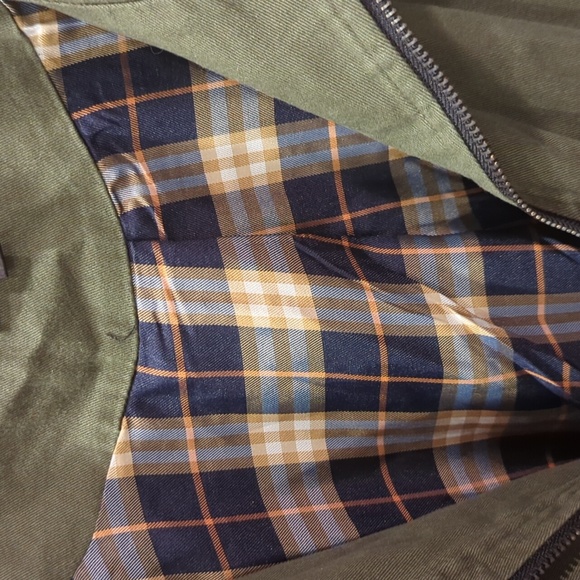 Modcloth POL Army Green Olive Jacket zipper closure - Picture 4 of 5